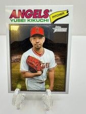 2026 Topps Heritage Chrome #167 Yusei Kikuchi - ANGELS