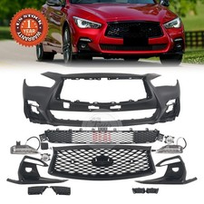 For 2018-2024 Infiniti Q50 Sport Front Bumper...