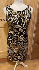David Meister Animal Print Knee Length Dress Size 4 ~ EXCELLENT ~ *WOW*