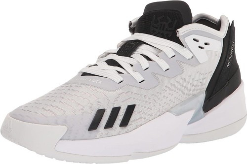 Adidas D.O.N. Issue 4 Mens 8.5 White Gray Black Basketball 