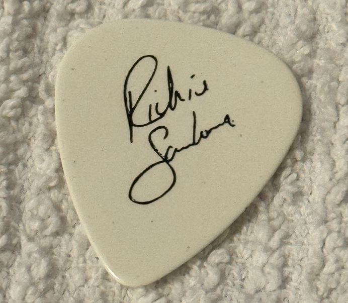 Bon Jovi Richie Sambora Signature Guitar Pick 2011 The Circle Tour