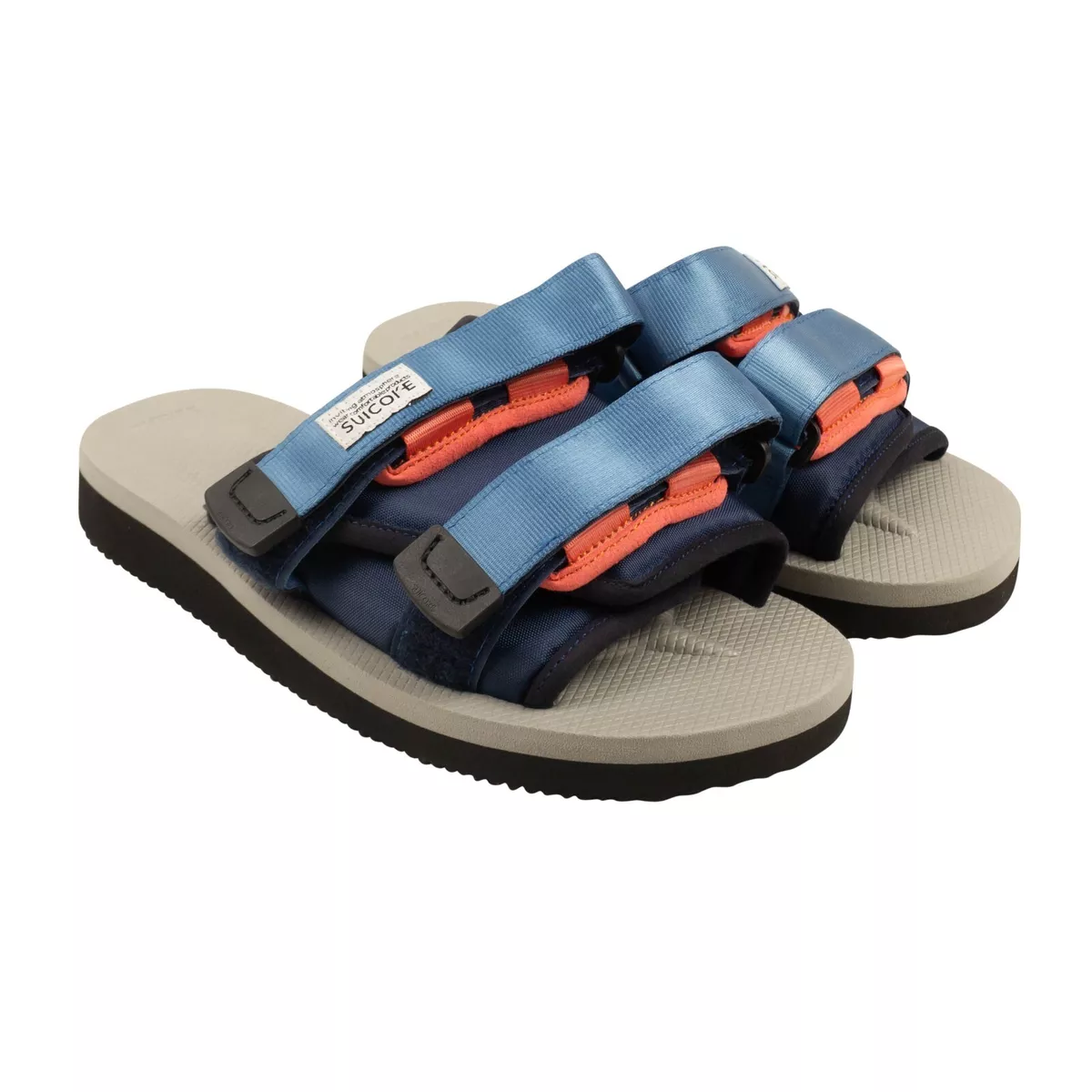 Suicoke Moto Cab Slide Sandal in blue/navy