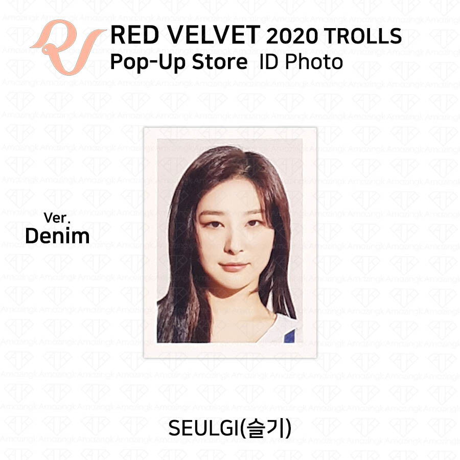 RED VELVET Trolls Pop Up Store Seulgi Photocard Dumb Dumb