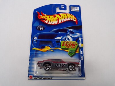 Van Sports Car Hot Wheels 154 Mattel Wheels Race Win Olds 442#H13 