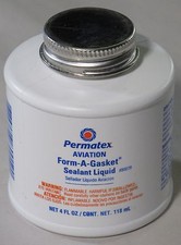 Permatex 80019 Aviation Form-A-Gasket No. 3 Sealant Liquid, 4oz