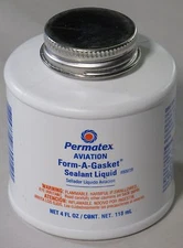 Permatex® 80019 Aviation Form-A-Gasket® No. 3 Sealant Liquid, 4oz Case of 6
