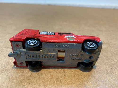MAJORETTE CAMION DE POMPIERS DODGE 1/80 ETAT CORRECT - Foto 5 di 5