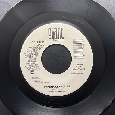 Color Me Badd, I Wanna Sex You Up, 7" 45rpm, Vinyl NM | eBay