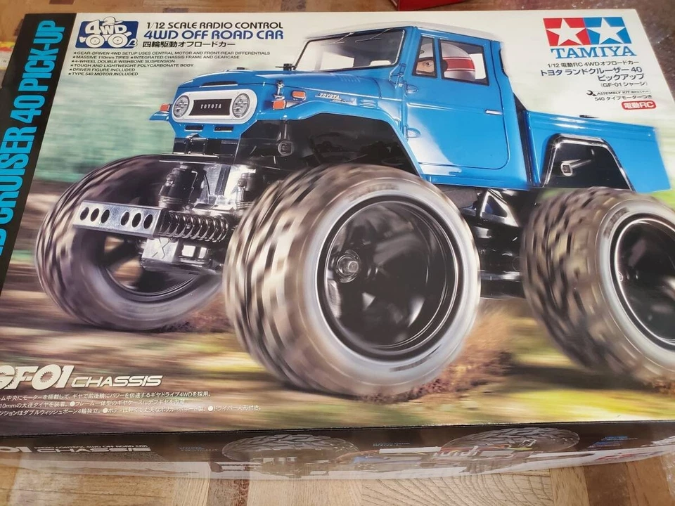 Toyota Land Cruiser 40 Pick Up GF-01 Chassis 1/12 Electric RC Toy 58589 Tamiya - Image 2 of 4