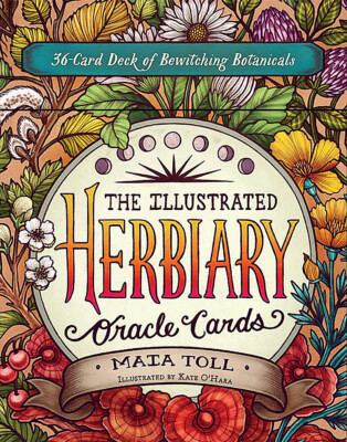 NEW The Illustrated Herbiary Oracle Cards - 36-Card Deck of Bewitching Botanical