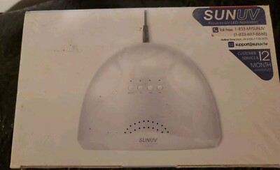 Sunuv 2 In 1 LED UV Nail Lamp NEW Open Box. Tested & Fully Works!