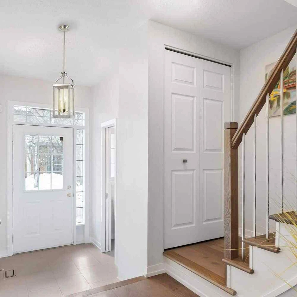 Colgante Eglo Westbury 3 luces de níquel cepillado con madera gris Foto 4 de 4