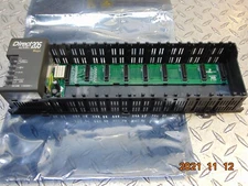 DIRECT LOGIC 205 D2-09B POWER SUPPLY w Z-08B 9-SLOT CHASSIS RACK