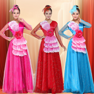 180-720 Degree Spanish Flamenco Dresses Gypsy Skirt Lady Stage Performance  Wear | eBay