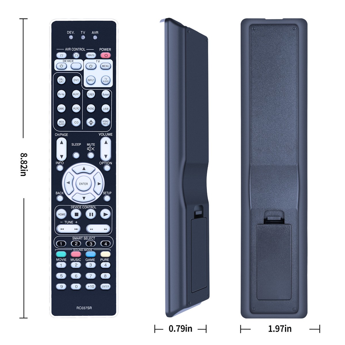 RC037SR Replacement Remote Control For Marantz AV Receiver AV7704