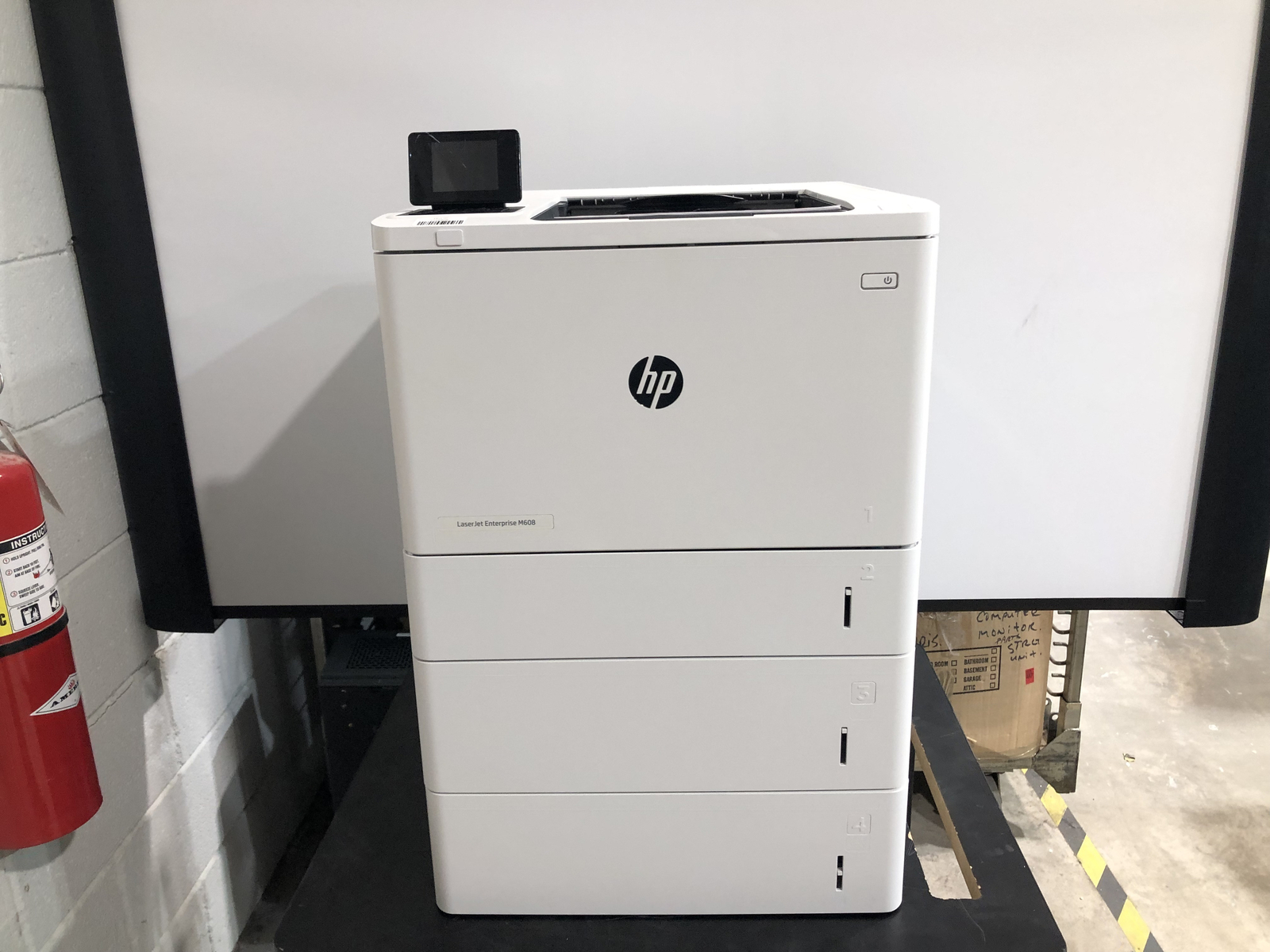 HP LaserJet Enterprise M608 Duplex Laser Printer w/3 TRAYS & 2K pgs