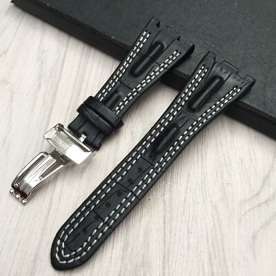 28mm Leather Band Strap For Audemars Piguet Royal Oak Offshore