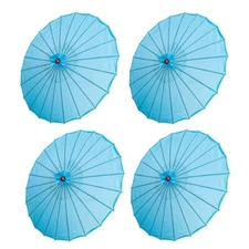 THY COLLECTIBLES Set of 4 Kid's Size 22" Japanese Chinese Umbrella Parasols