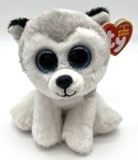 Ty Beanie Babies “Buff” the Husky Puppy Dog Plush Toy