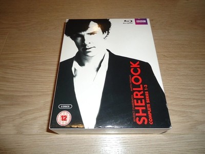 Sherlock coffret saisons 1 à 3 blu-ray (pas de VF - anglais uniquement)