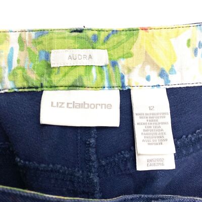 Jean Capri Liz Claiborne Taille 16 Audra - Occasion Très Bon état, Coupe Cropped Décontractée