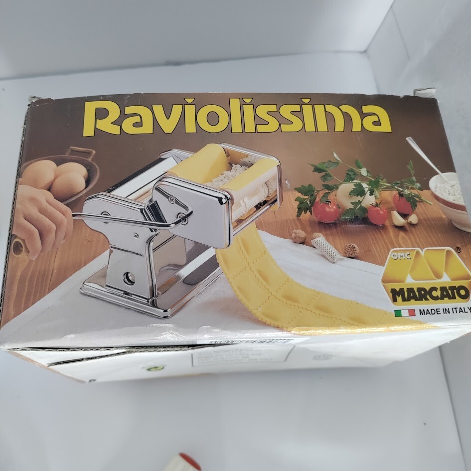 Marcato Atlas 150mm Deluxe Pasta Machine Ravioli, Linguini, Paster