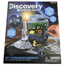 Discovery Mindblown Terrarium Grow Kit Fast Growing Indoor Mini Garden