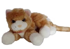 Best Made Orange Tabby Cat Plush Stuffed Soft Toy 12" Toys 12" Floppy Body VTG