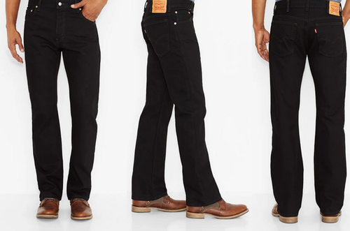 Levi's Men's 517 Bootcut Jeans, 36 34, Black