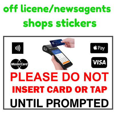 bitte Karte erst einlegen, wenn Sticker für Shops aufgefordert werden