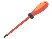 621247 Schraubendreher Isoliert Flach 45X10Mm L.Klin: 125Mm Unior
