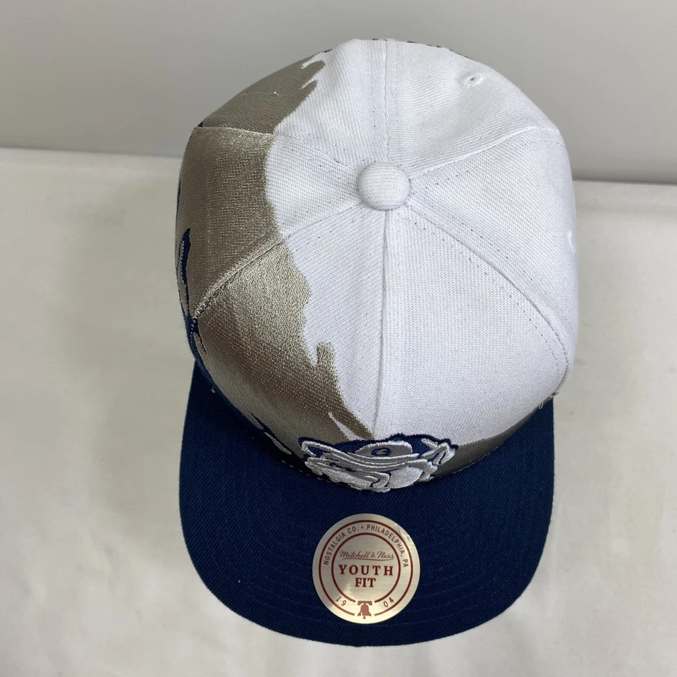 Georgetown University Mitchell & Ness Snapback Hoyas Trucker Sombrero Ajuste Juvenil Foto 4 de 4