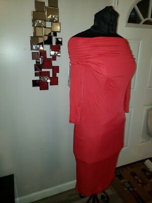 valentino red off the shoulder dress Valentino Red Off-shoulder printed silk dress|PR0VA6K53MLC61