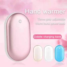 Rechargeable Hand Warmers USB 5000mAh Power Bank Electric Pocket Heater Warmer