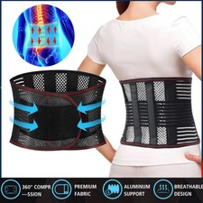 Orthopedic Lumbar Waist Support Brace Belt Lower Back Pain Relief for Men Women