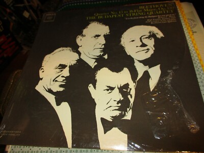 1963 BUDAPEST STRING QUARTET Beethoven Quartet 13 B Flat Mono LP Columbia VG+