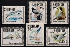Albania; Ptaki morskie 1973 kpl. **
