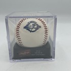 Official New York Yankees 100th Anniversary MLB Game Baseball w/ Display Cube