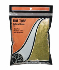 Woodland Scenics  New 2024  Turf  Yellow Grass  Bag  T43