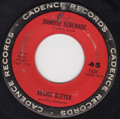Archie Bleyer Orchestra Moonlight Serenade / Sunrise Serenade Cadence