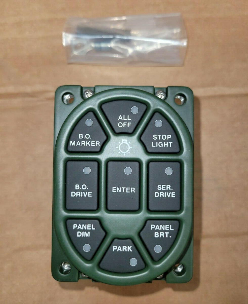 HUMMER HMMWV M998 MILITARY TRUCK LED PUSH BUTTON MASTER LIGHT