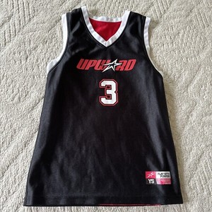 Upward Basketball Jersey Reversible Size Youth Small YS Red/Black Free USA Ship