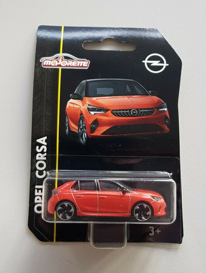 MAJORETTE Modellauto Opel Corsa F Power Orange / Schwarz 1:55 Spielzeugauto NEU 13210010