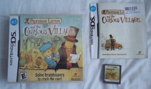 Professor Layton and the Curious Village Nintendo DS Spiel komplett