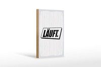 Holzschild Spruch 20X30 Cm LäUft WeißEs Deko Schild