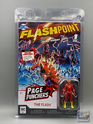 McFarlane Toys 3IN Figure with Comic WV1 The Flash (Flashpoint) New 2022 In Hand