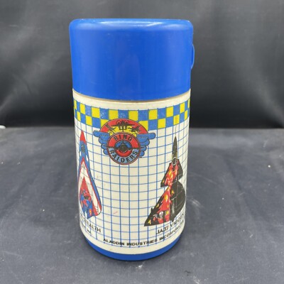 1988 Ring Raiders Airplane Plastic 8 oz Thermos by Aladdin