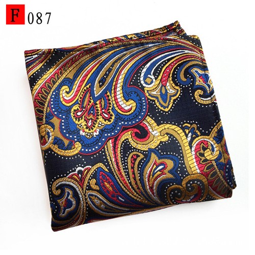 Fazzoletto Uomo Colorato Paisley Fiore Floreale Tasca Quadrato Fazzoletto Elegante - Foto 15 di 17