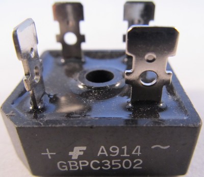 5 Stück - Brückengleichrichter GBPC3502 - 200V 35A = KBPC3502 Gleichrichter 5pcs