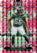 2024 Panini Mosaic #174 Quincy Williams Mosaic Camo Pink